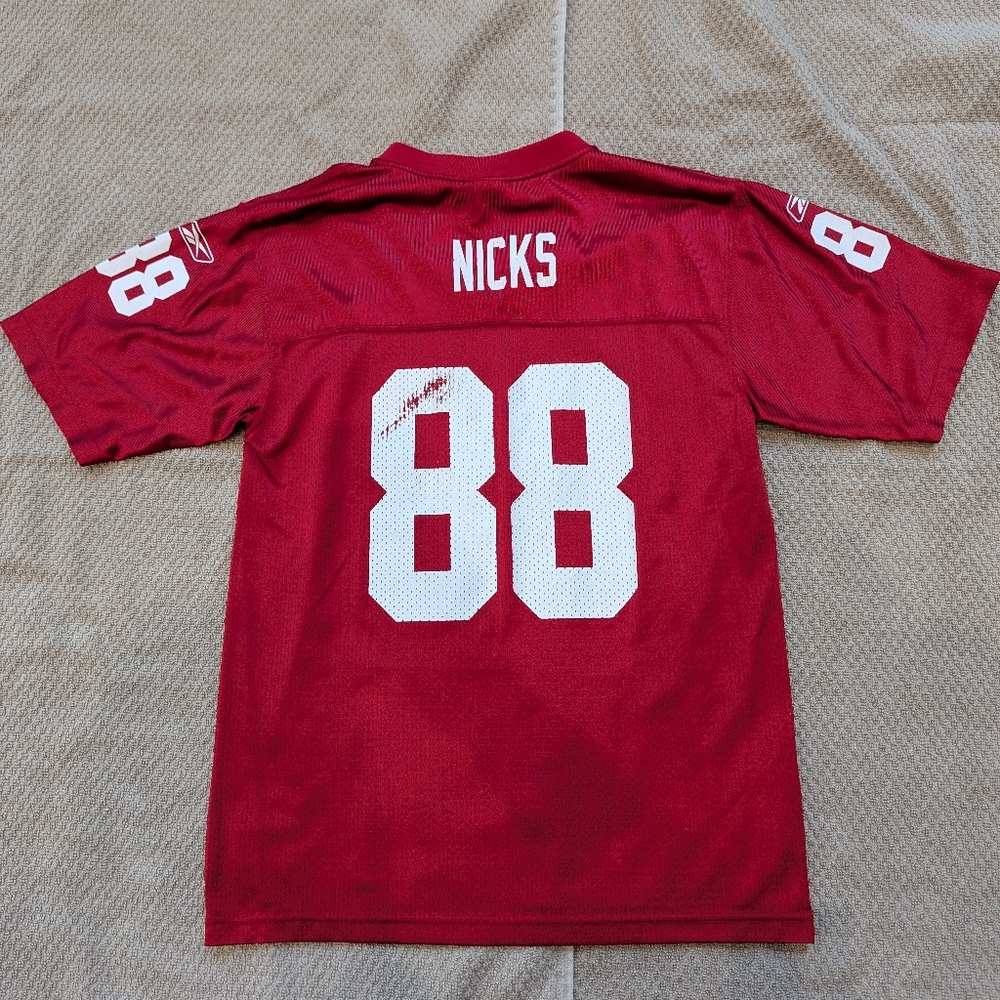 Hakeem Nick's NY Giants  Red Jersey, size Youth Large (14-16)